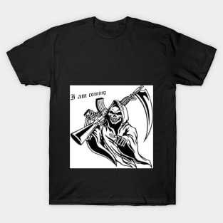 A ghost with gun [i am cuming] T-Shirt